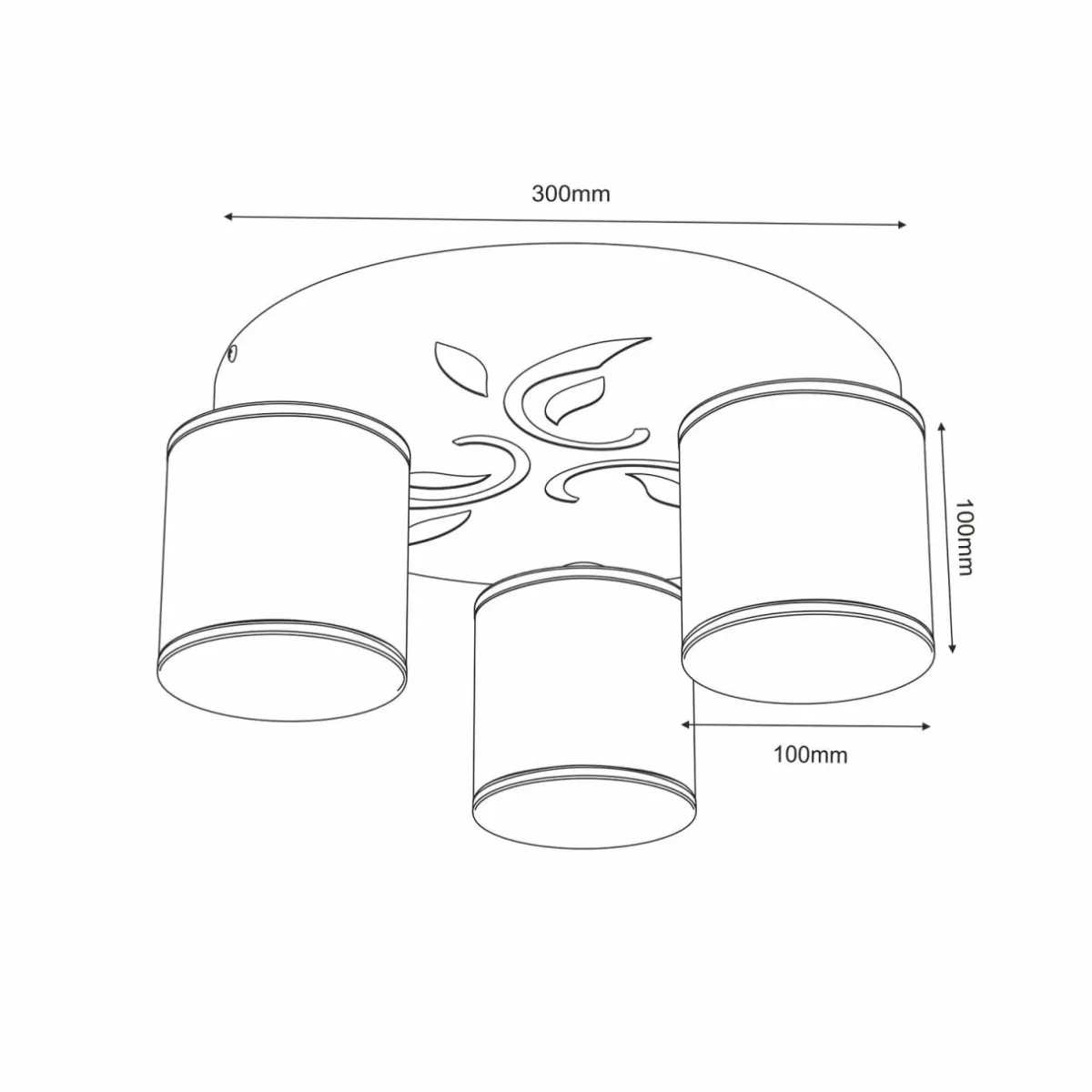plafonnier_adeline_abatjour_rotin___lampes_rond_1.webp Shop Luminex Plafonnier Adeline abat-jour rotin à 3 lampes rond
