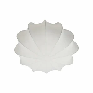 Store Nordlux Plafonnier Aeron, textile, blanc, diamètre 40 cm