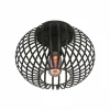 Cheap Freelight Plafonnier Aglio, Ø 25 cm, noir, métal