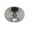 Discount Freelight Plafonnier Aglio, Ø 40 cm, noir, métal