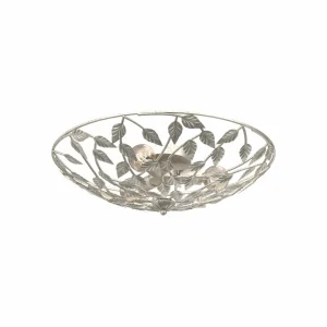 Online Luminex Plafonnier Arion, crème/or patiné, Ø 63 cm, acier