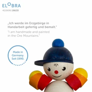 New Elobra Plafonnier Aéronef avec Joe, bleu-rouge-blanc