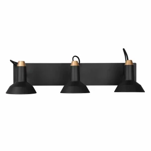 Hot Trio Lighting Plafonnier avec spots Roxie orientable 3flg. noir mat