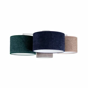 Cheap Euluna Plafonnier Boucle x4 bleu/vert/cappuccino/gris
