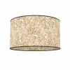 Outlet EGLO Plafonnier Butterburn, Ø 38 cm, beige/vert, tissu