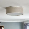 Clearance BRITOP Plafonnier Canvas, beige, Ø 38cm