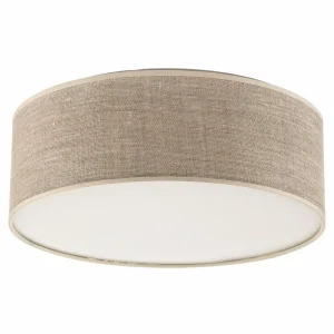 Clearance BRITOP Plafonnier Canvas, beige, Ø 38cm