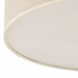 Discount BRITOP Plafonnier Canvas, beige, Ø 48cm