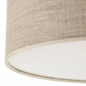 Clearance BRITOP Plafonnier Canvas, beige, Ø 38cm