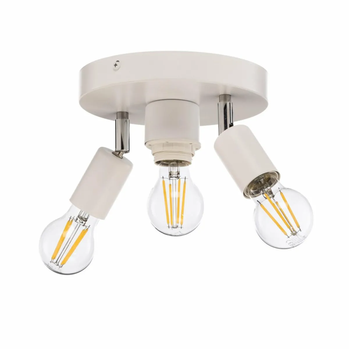 plafonnier_centro_blanc___lampes_mtal___cm_0.webp Outlet HELAM Plafonnier Centro, blanc, à 3 lampes, métal, Ø 19,5 cm