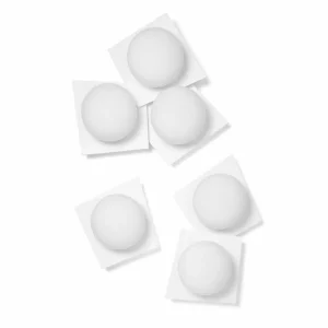 Shop TECNICO by Sforzin Plafonnier Cicladi à 2 lampes, 44,5 cm, blanc, plâtre, GX53
