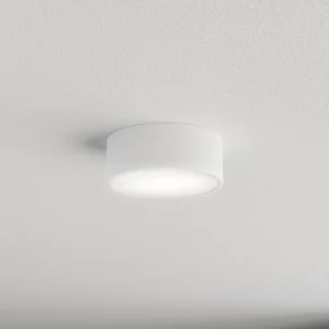 Best TEMAR LIGHTING Plafonnier Cleo, Ø 20 cm, IP54, blanc, métal, E27