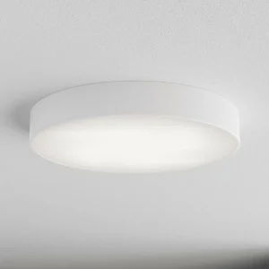 Discount TEMAR LIGHTING Plafonnier Cleo, Ø 50 cm, IP54, blanc, métal, E27