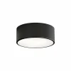 Best TEMAR LIGHTING Plafonnier Cleo, Ø 20 cm, IP54, noir, métal, E27