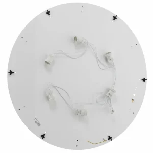 Online TEMAR LIGHTING Plafonnier Cleo diffuseur de verre, noir, Ø 78cm