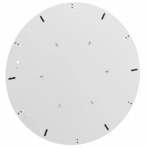 Online TEMAR LIGHTING Plafonnier Cleo diffuseur de verre, noir, Ø 78cm