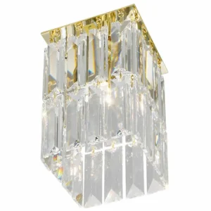 Store KOLARZ Plafonnier cristal doré PRISMA