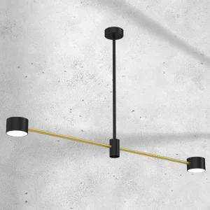Cheap Eko-Light Plafonnier Cross Gold, à 2 lampes