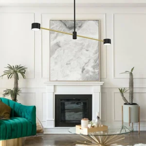 Cheap Eko-Light Plafonnier Cross Gold, à 2 lampes