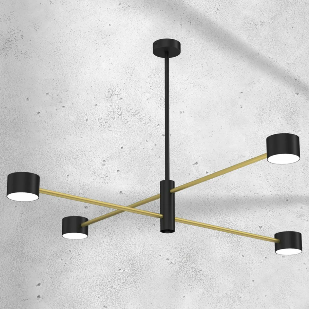 plafonnier_cross_gold___lampes_2.webp Fashion Eko-Light Plafonnier Cross Gold, à 4 lampes