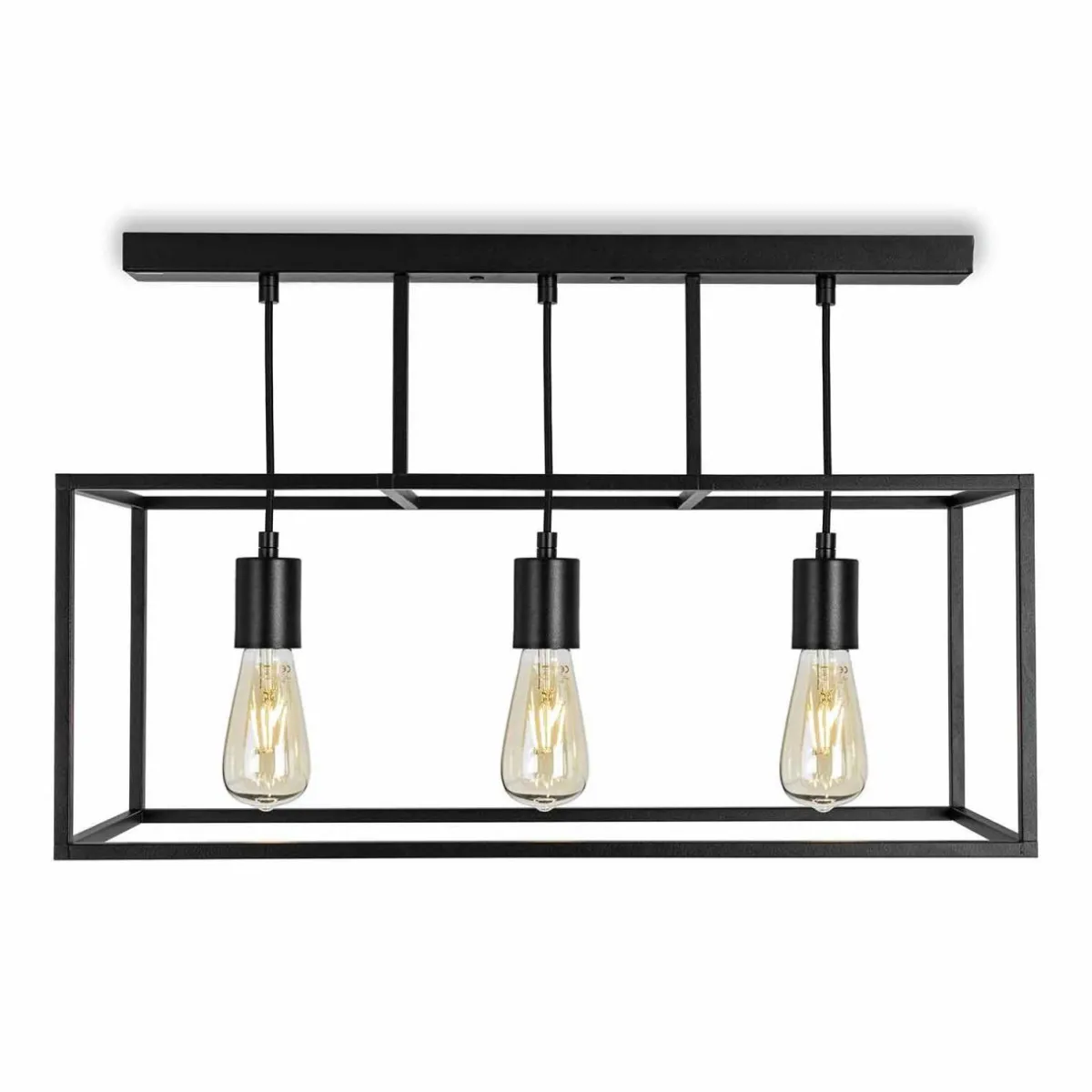 plafonnier_cubic____lampes_noir_0.webp Fashion Moretti Luce Plafonnier Cubic³ 3384, à 3 lampes, noir