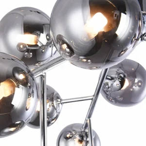 Discount Maytoni Plafonnier Dallas à 12 billes de verre, chromé
