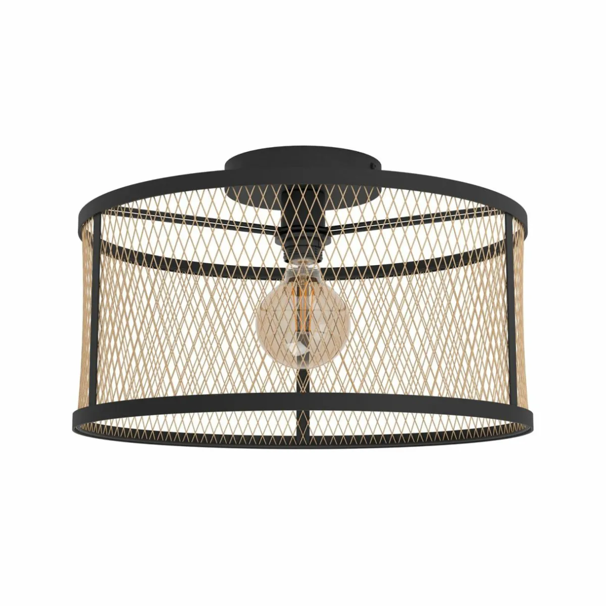 plafonnier_dellow___cm_noirlaiton_acier_0.webp Fashion EGLO Plafonnier Dellow, Ø 45 cm, noir/laiton, acier