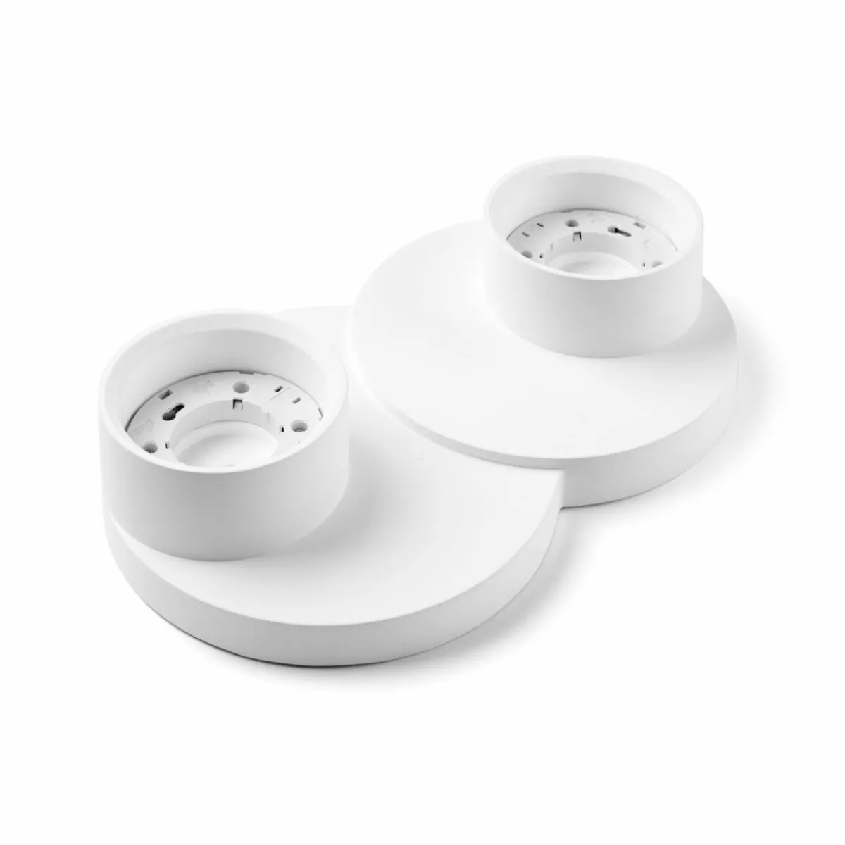 plafonnier_demetra___lampes__cm_blanc_pltre_gx_3.webp Cheap TECNICO by Sforzin Plafonnier Demetra, à 2 lampes, 29 cm, blanc, plâtre, GX53