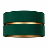 Discount Duolla Plafonnier Duo, vert/doré Ø 60 cm, à 1 lampe
