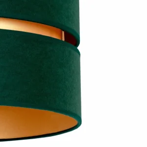 Discount Duolla Plafonnier Duo, vert/doré Ø 60 cm, à 1 lampe