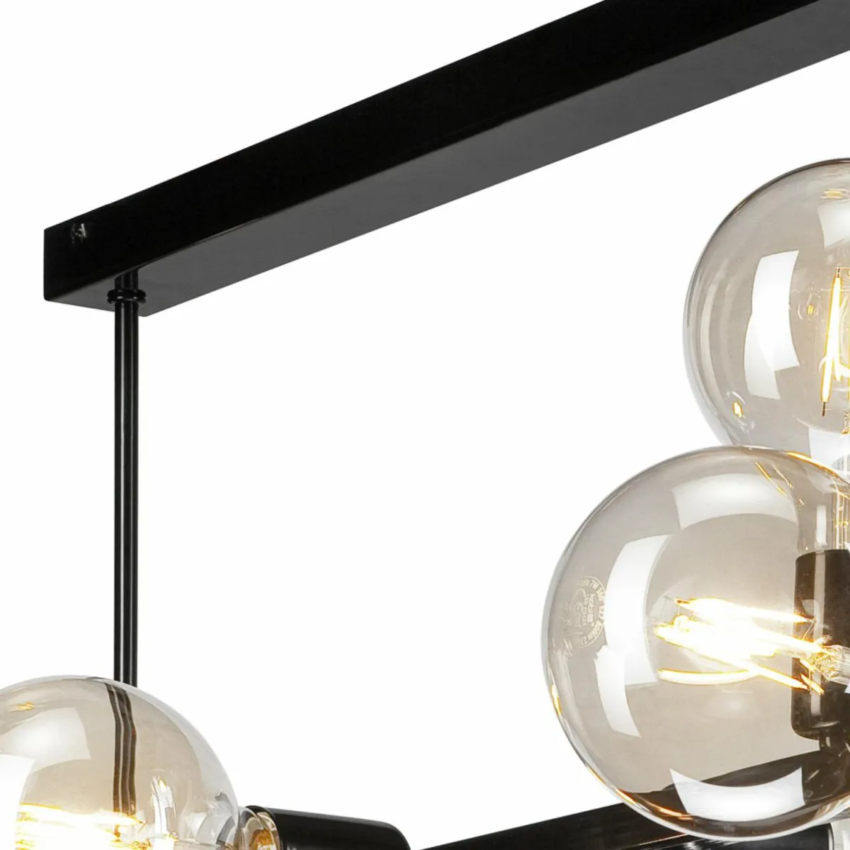 plafonnier_eliza__huit_lampes_noir_3.webp Store Lamkur Plafonnier Eliza, à huit lampes, noir