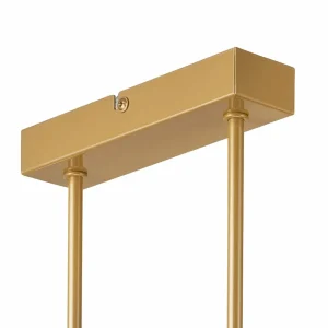 Discount Lamkur Plafonnier Eliza, à quatre lampes, doré