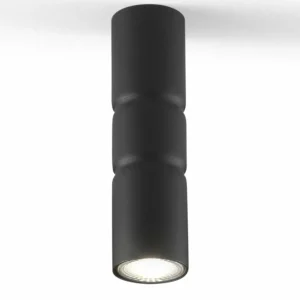 Online Metallux Plafonnier en saillie Turbo, fixe, noir