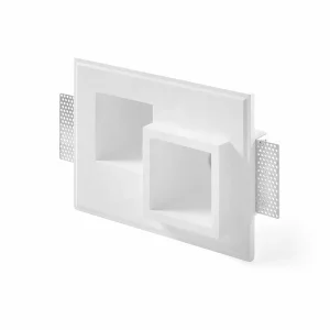 Hot TECNICO by Sforzin Plafonnier encastré Heraea à 2 lampes