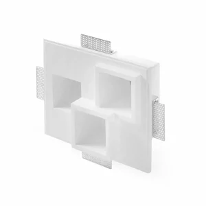 New TECNICO by Sforzin Plafonnier encastré Heraea à 3 lampes