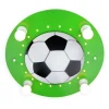 Hot Elobra Plafonnier Football, 4 lampes vert foncé-blanc