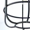 Clearance Brilliant Plafonnier Gwen, Ø 20 cm, bois antique/noir, métal/bois