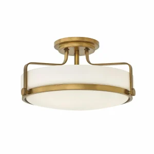 Cheap HINKLEY Plafonnier Harper, Ø 45,6 cm, laiton ancien