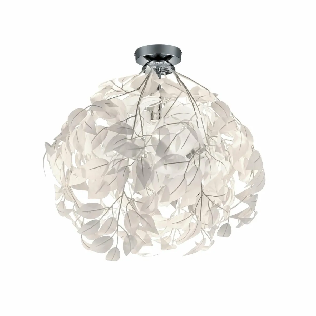 plafonnier_leavy___cm_chromblanc_plastique_0.webp Best Reality Leuchten Plafonnier Leavy, Ø 38 cm, chromé/blanc, plastique
