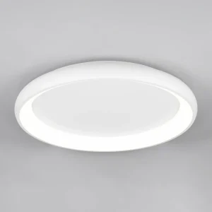 Discount Trio Lighting Plafonnier LED Cardona, Ø 75 cm, blanc mat, métal, CCT