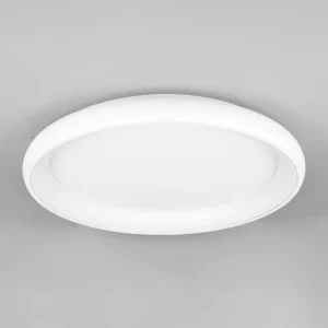 Discount Trio Lighting Plafonnier LED Cardona, Ø 75 cm, blanc mat, métal, CCT