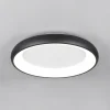 Discount Trio Lighting Plafonnier LED Cardona, Ø 62 cm, noir mat, métal, CCT