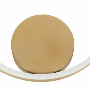 Discount Steinhauer Plafonnier LED Mykty, doré, forme d'anneau, métal