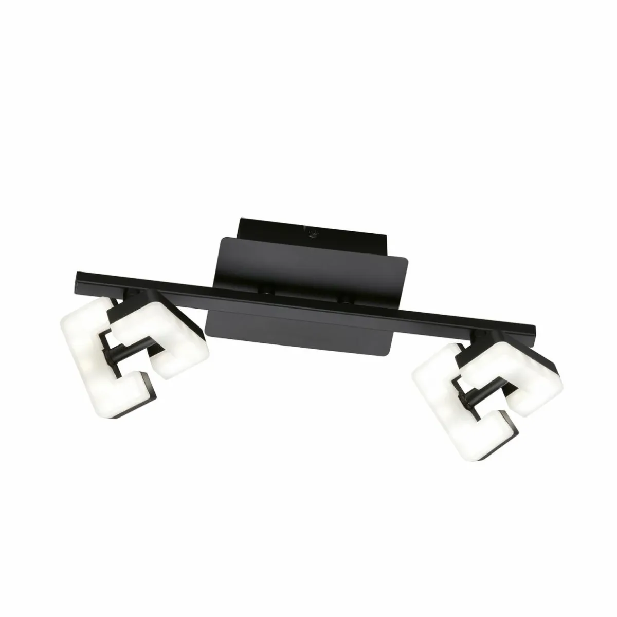 plafonnier_led_ray__cm___lampes_noir_mtal_0-1.webp Store FISCHER & HONSEL Plafonnier LED Ray, 34 cm, à 2 lampes, noir, métal