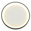 Fashion Steinhauer Plafonnier LED Ringlede, noir, hauteur 6 cm, Ø 38 cm