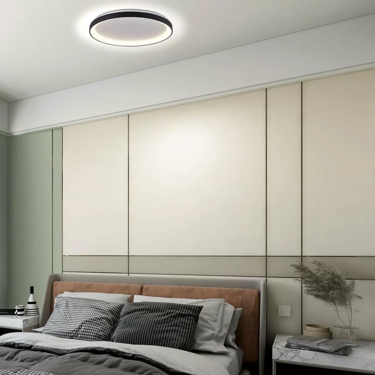 plafonnier_led_ringlede_noir_hauteur__cm___cm_3.webp Shop Steinhauer Plafonnier LED Ringlede, noir, hauteur 6 cm, Ø 28 cm