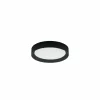 Fashion Linea Light Plafonnier LED Tara R, Ø 31,4 cm, noir, aluminium, 3.000 K