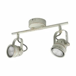 Sale Lindby Plafonnier Leonor à 2 lampes en blanc