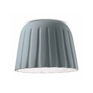 Fashion Ferroluce Plafonnier Madame Gres Céramique hauteur 29 cm, gris