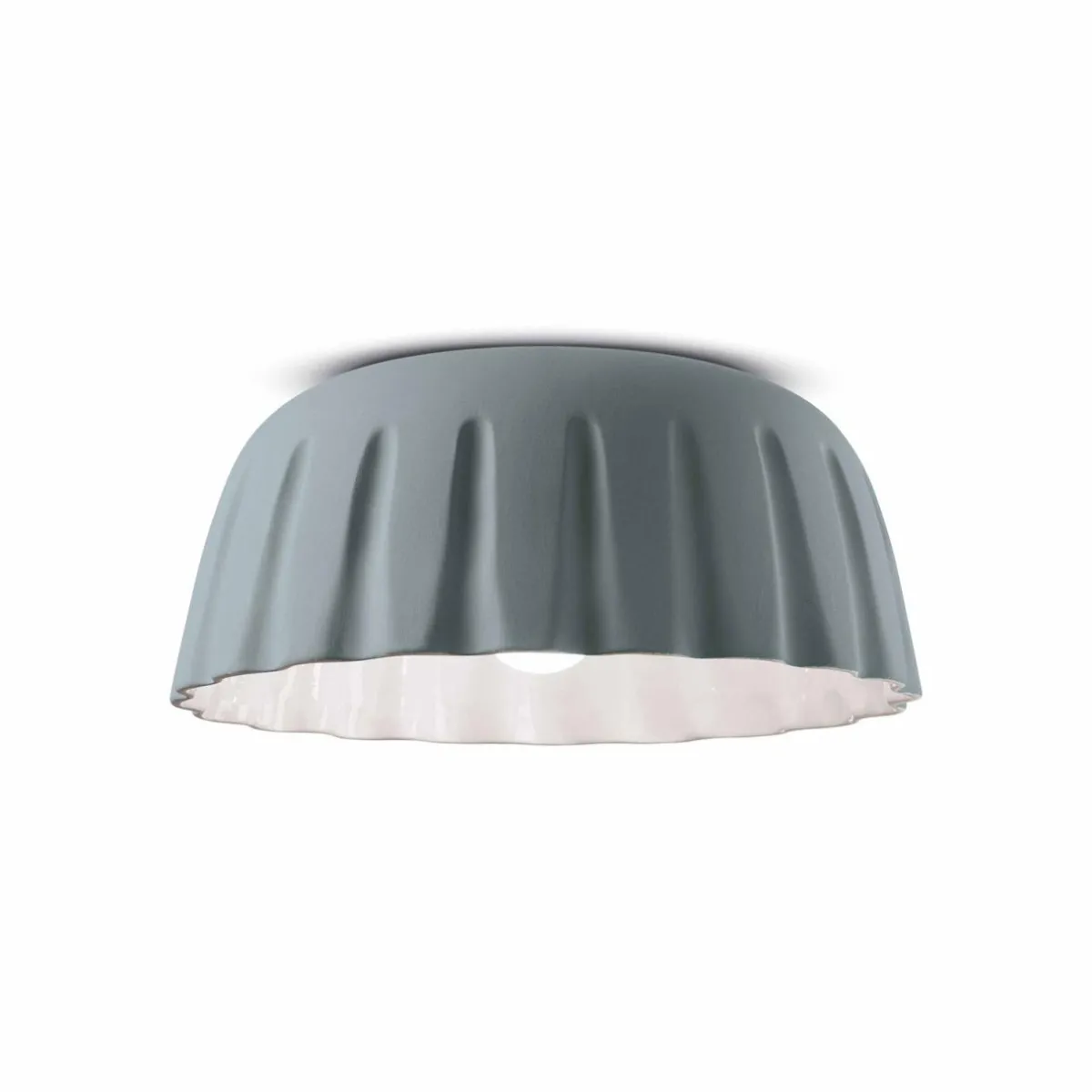 plafonnier_madame_gres_cramique_hauteur__cm_gris_1.webp Clearance Ferroluce Plafonnier Madame Gres Céramique hauteur 17 cm, gris